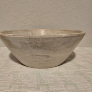 Decorative Wooden Bowl From India. 10.5 Inches.